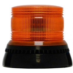 Girofar LED Galben cu lentile exterioare Fresnel si prindere fixa in 3 puncte Girofar LED Galben cu lentile exterioare Fresnel si prindere fixa in 3 puncte